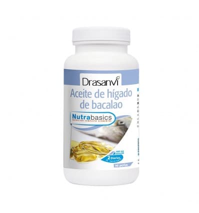 Hígado Bacalao Bote 90 Perlas Nutrabasicos Drasanvi