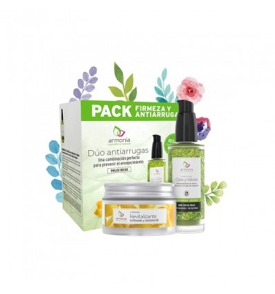 Armonía Pack Antiarrugas Crema Revitalizante + Contorno de ojos Labios - Image 1