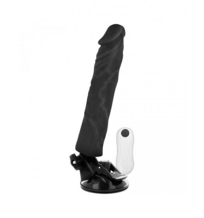 Basecock Realistic Vibrador Control Remoto Negro 21cm - Image 1