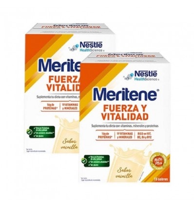 Meritene Fuerza y Vitalidad Vainilla Duplo 30 Sobres - Image 1