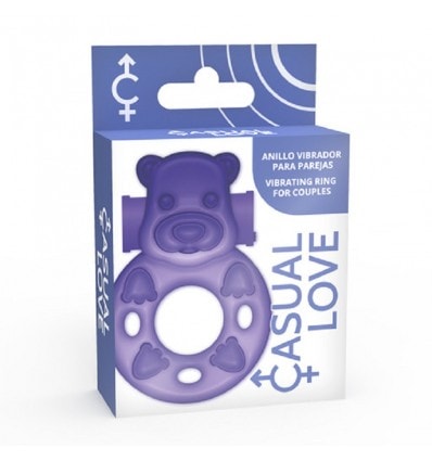 Casual Love Anillo Vibrador Conejito Lila - Image 1
