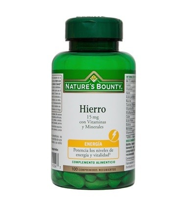 Natures Bounty Hierro Complex Vitamina C B12 100 Capsulas - Image 1