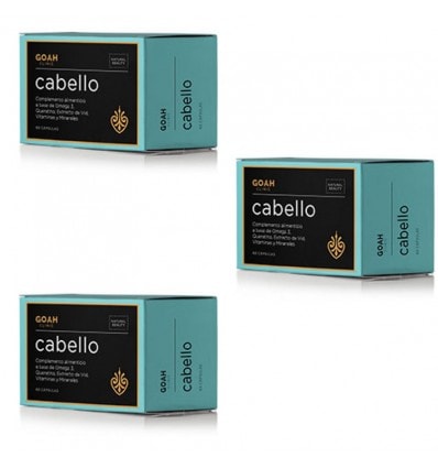 Goah Clinic Cabello 180 Capsulas Triplo Promocion - Image 1