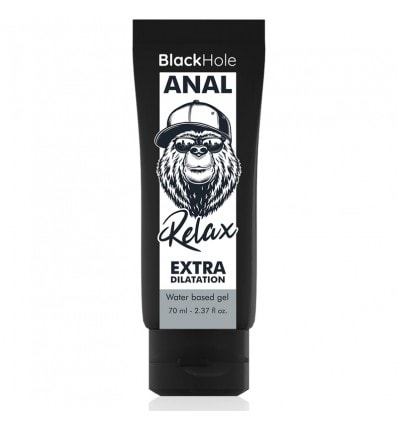 Black Hole Gel Base Agua Dilatacion Anal 70ml Tamaño Mini - Image 1
