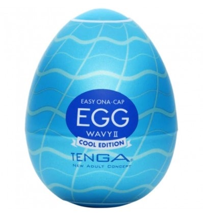 Tenga Egg Huevo Masturbador Wavy II Cool Edition - Image 1