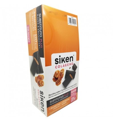 Siken Sustitutivo Barrita Colágeno Caramelo Expositor 24 unidades - Image 1