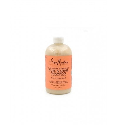 Shea Moisture Coconut & Hibiscus Curl Champú 384ml - Image 1