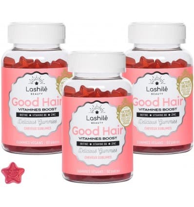Lashile Good Hair 180 Gominolas Pack Tres Meses