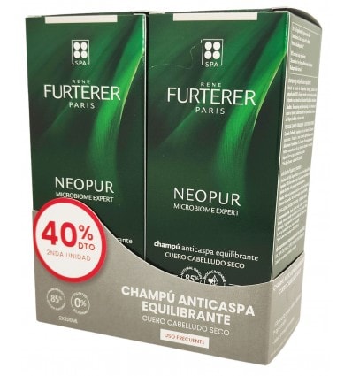 René Furterer Neopur Champu Antigrasa Cabello Seco 150ml + 150ml Duplo Promoción - Image 1