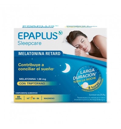 Epaplus Sleepcare Melatonina Retard con Triptófano 60 Comprimidos - Image 1