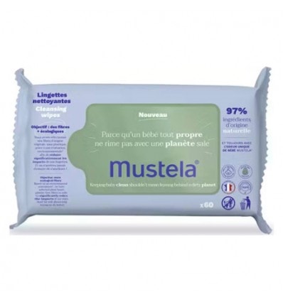 Mustela Toallitas limpiadoras 60 unidades - Image 1
