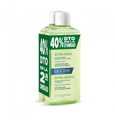 Ducray Champú Equilibrante Dermoprotector 400ml + 400ml - Image 1