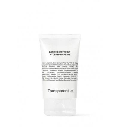 Transparent lab barrier restoring hydrating cream crema facial ultra hidratante 50ml - Image 1