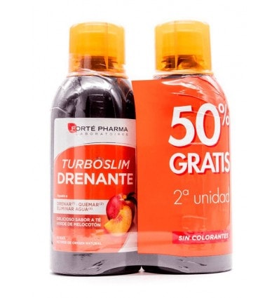 Slim Drenante Melocoton 500 ml+ 500 ml Duplo Promocion - Image 1