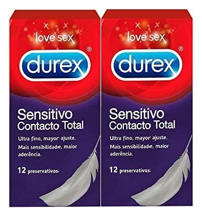 Durex Preservativos Contacto Total Duplo 2 x 12 unidades - Image 1