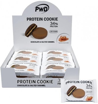 Pwd Protein Cookie Chocolate & Salted Caramel 18 Unidades 34% Proteína - Image 1