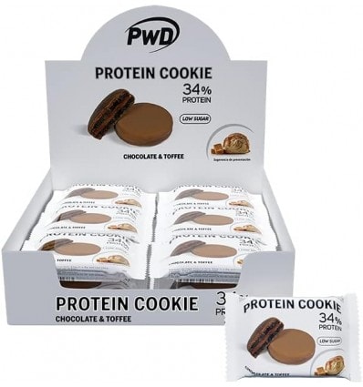 Pwd Protein Cookie Chocolate & Toffee 18 Unidades 34% Proteína - Image 1