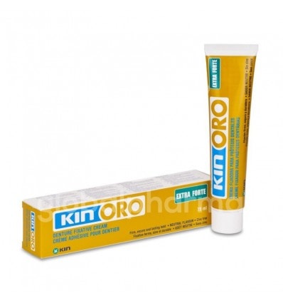 Kin Oro Crema Fijadora Extra fuerte 75ml Envase grande - Image 1