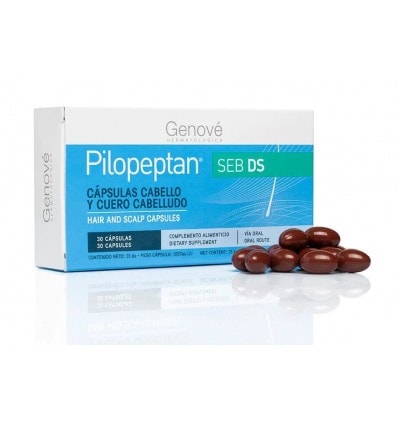 Pilopeptan Seb Ds 30 Capsulas Pelo Tendencia Grasa - Image 1