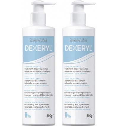 Dexeryl Crema Emoliente 500 Gramos + 500 Gramos Duplo Promoción - Image 1