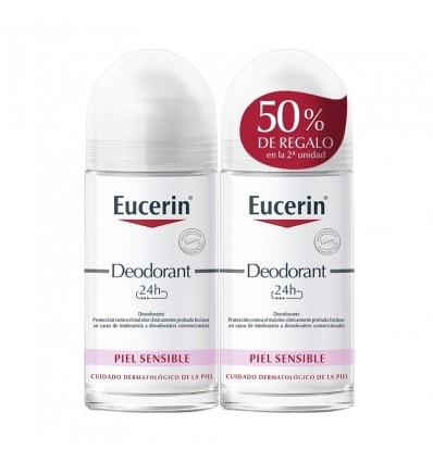 Eucerin Desodorante Roll On Piel Sensible 50ml + 50ml Duplo - Image 1