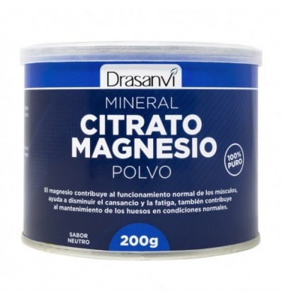 Drasanvi Mineral Citrato Magnesio Polvo Sabor Neutro 200g - Image 1