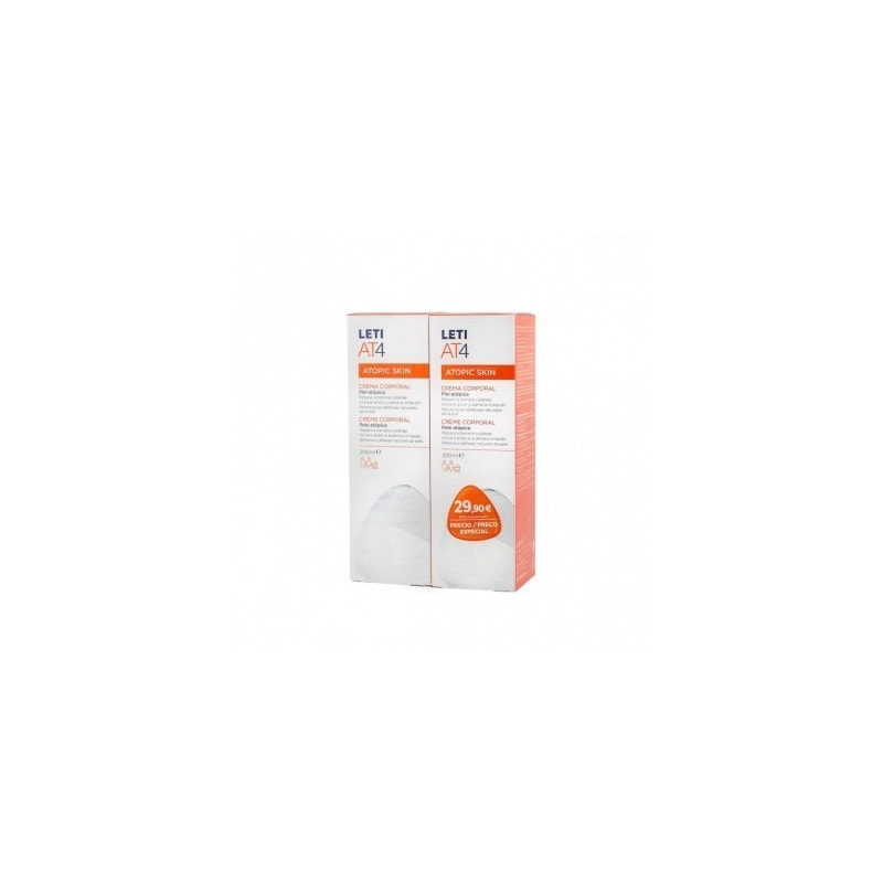 Leti At4 Crema Corporal 200 ml + 200 ml Duplo Pack - Image 1