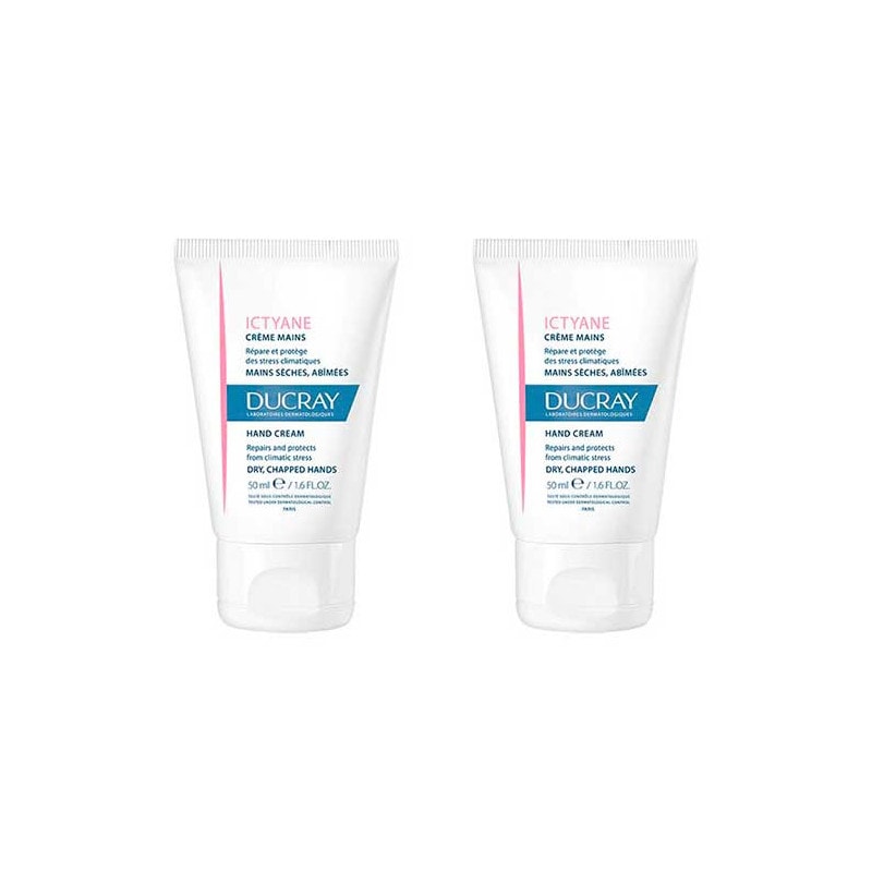 Ducray Ictyane Crema de Manos Duplo 50ml + 50ml - Image 1