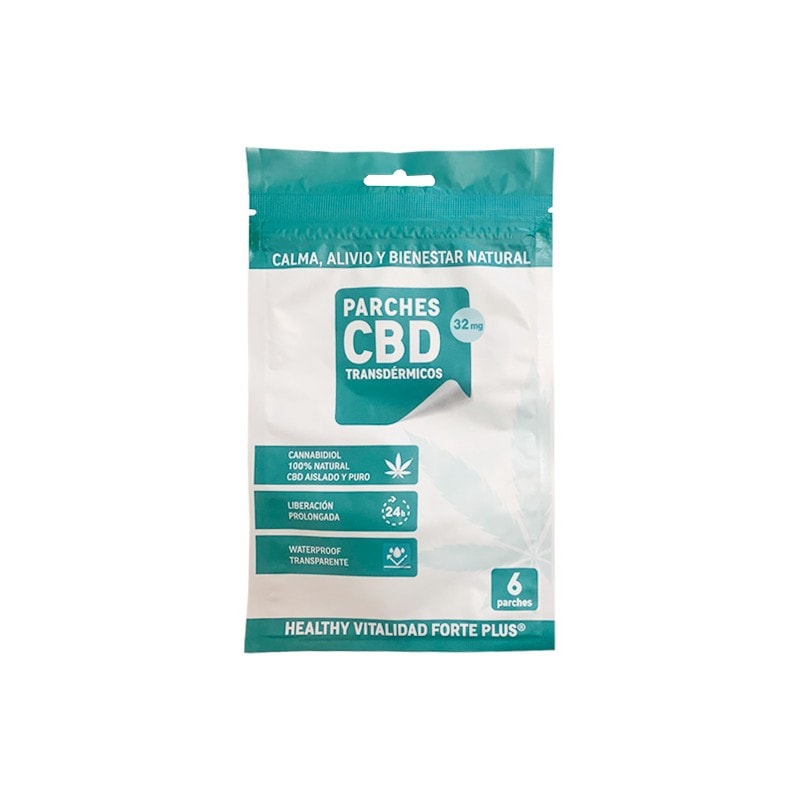 Healthy Vitalidad Forte Plus Parche Cbd 32mg 6 Unidades - Image 1