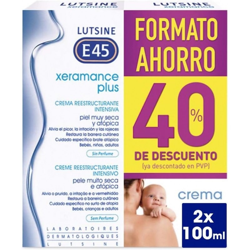Lutsine Xeramance Plus Crema 100 ml + 100 ml Duplo Promocion - Image 1