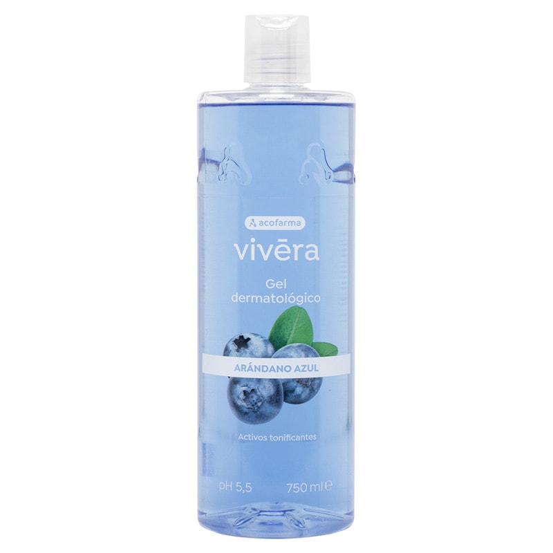 Vivera Gel de Baño Arandano Azul 750 ml - Image 1