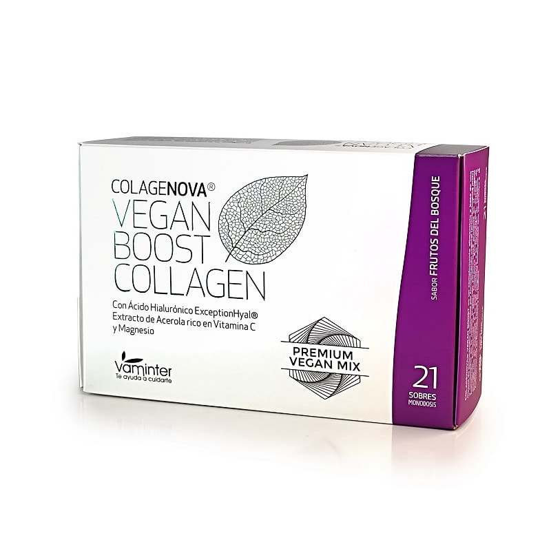 Colagenova Vegan Boost Collagen Limón Frutos Rojos 21 Sobres - Image 1