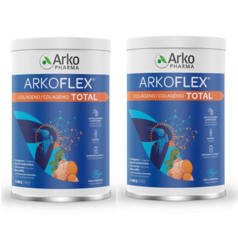 Arkoflex Colágeno Total Naranja 390g + 390g Pack 60 Días