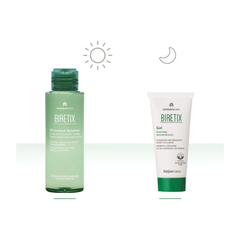 Biretix Rutina Tratamiento Post Tratamiento Oil Control 100ml + Gel 50ml - Image 1