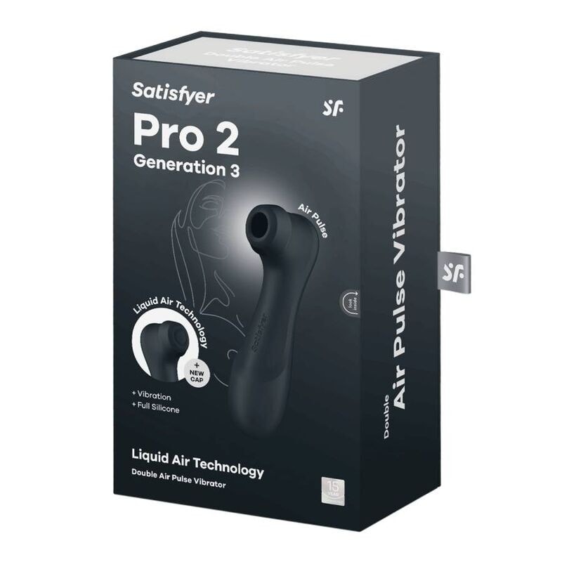 Satisfyer Pro 2 Generación 3 Liquid Air Technology - Negro - Image 1