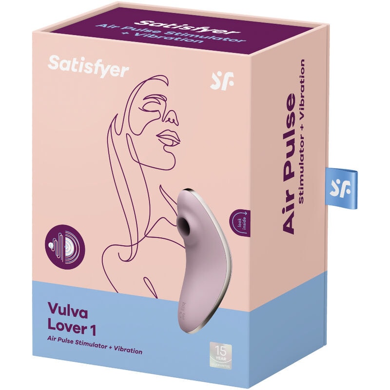 Satisfyer Estimulador y Vibrador Vulva Lover 1 Rosa - Image 1