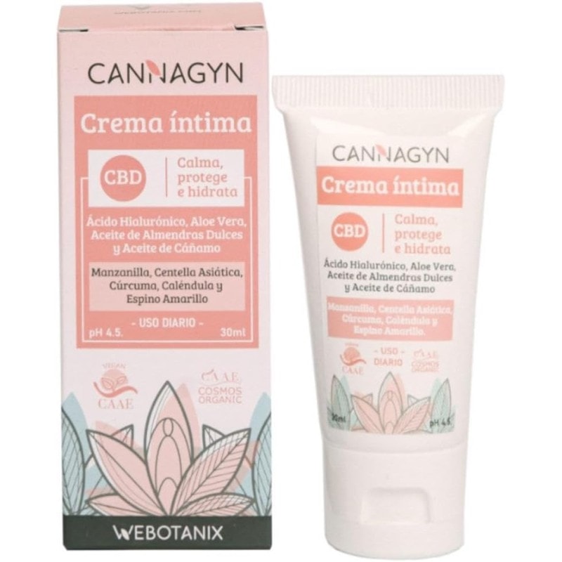 WeBotanix Cannagyn Crema íntima BIO 30ml - Image 1