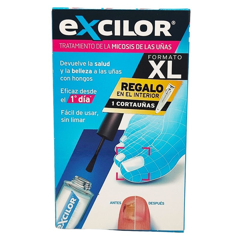 Excilor Hongos Uñas 7ml Formato XL + Cortauñas de regalo - Image 1