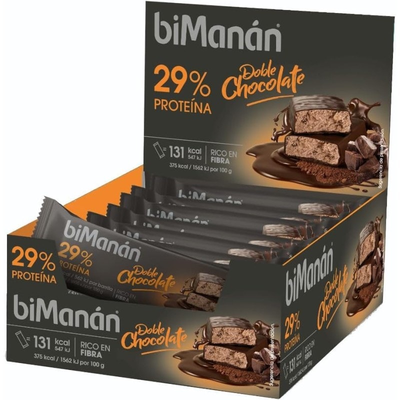 Bimanán Befit Barrita Doble Chocolate 20 Unidades Expositor - Image 1