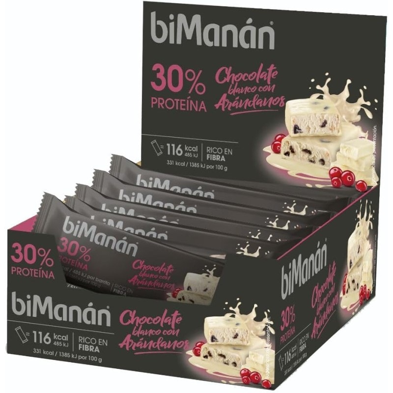 Bimanán Befit Barrita Chocolate Blanco Con Arándanos 20 Unidades Expositor - Image 1