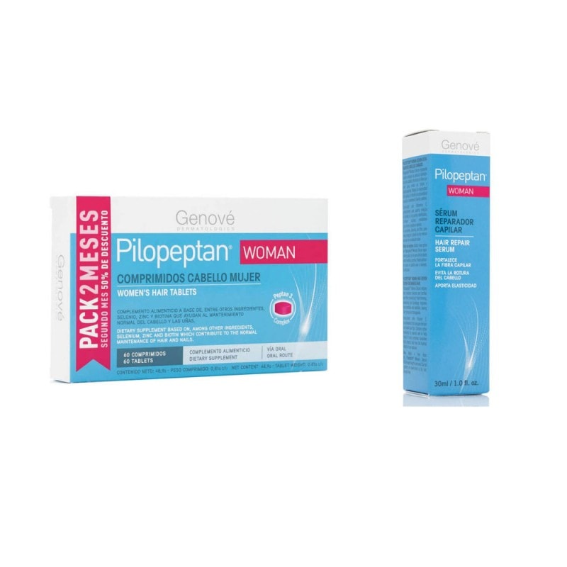 Pilopeptan Woman 60 comprimidos + Serum Capilar 30ml - Image 1