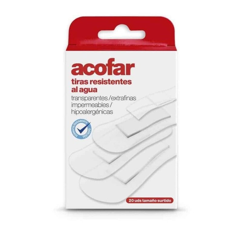 Acofar Tiras Resistentes Al Agua 20 Unidades Surtidas - Image 1