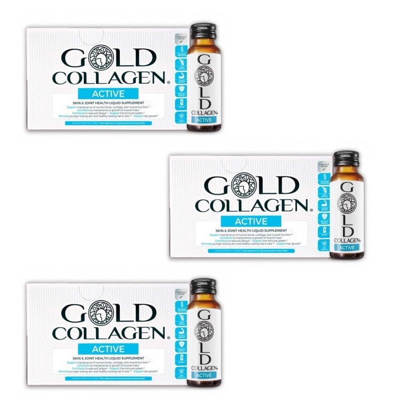 Gold Collagen Active 10+10+10 Frascos 50ml Triplo Promoción - Image 1