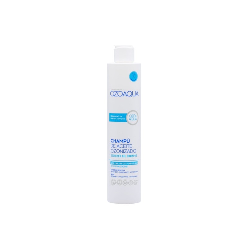 Ozoaqua Champú de Aceite Ozonizado Cuero Cabelludo Seco y Cabello Largo 250ml - Image 1
