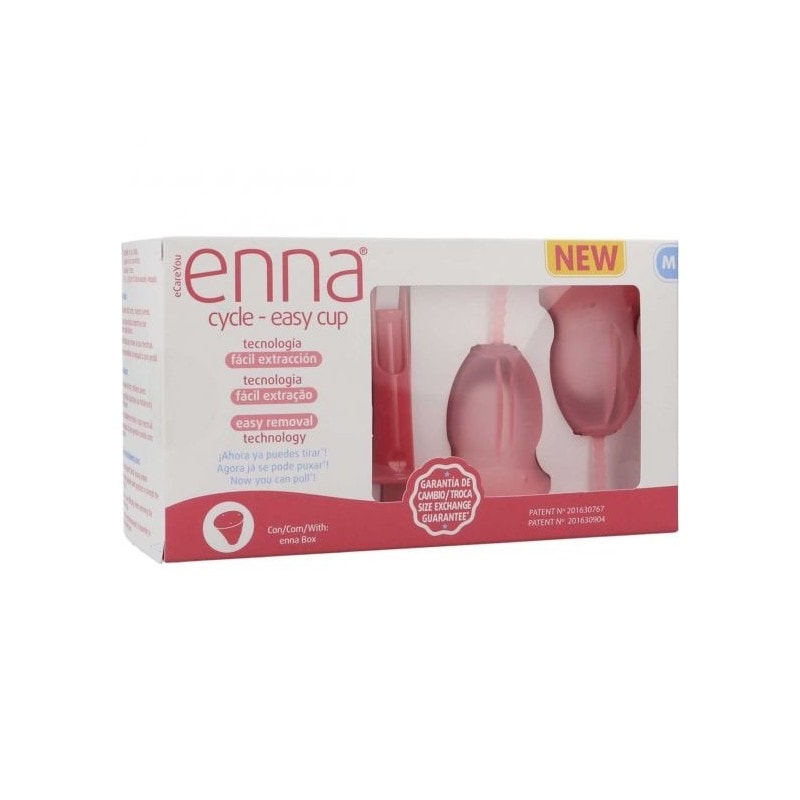 Enna Cycle Copa Menstrual Easy Cup Talla M + Aplicador - Image 1