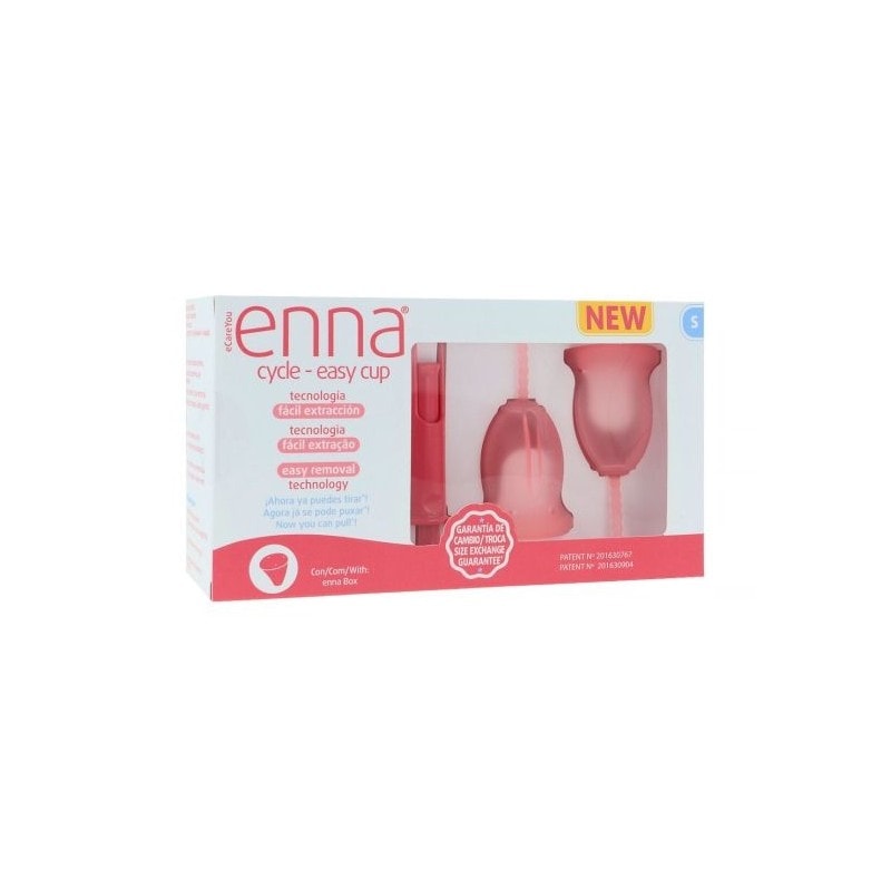 Enna Cycle Copa Menstrual Easy Cup Talla S + Aplicador - Image 1