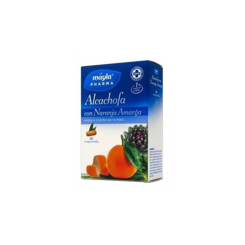 Mayla Pharma Alcachofa Con Naranja Amarga 30 Cápsulas - Image 1