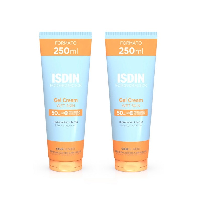 Fotoprotector Isdin Gel Crema SPF 50 250 ml + 250ml Pack Duplo Promoción - Image 1