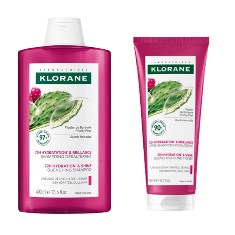 Klorane Rutina Brillo Champú Higo de barbaria 400ml + Acondicionador Higo 200ml - Image 1