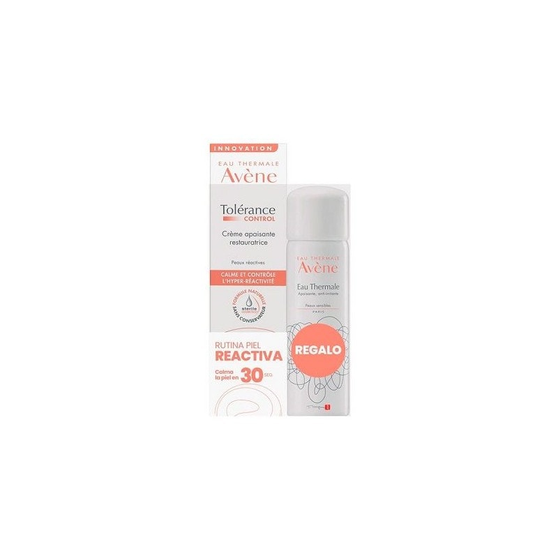 Avene Tolerance Crema Calmante Reparadora 40ml + Agua Termal 50ml - Image 1